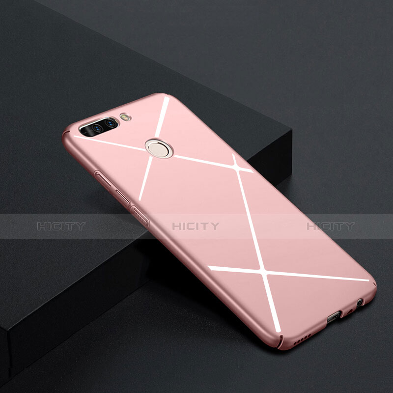 Funda Dura Plastico Rigida Mate Line para Huawei Honor 8 Pro Oro Rosa