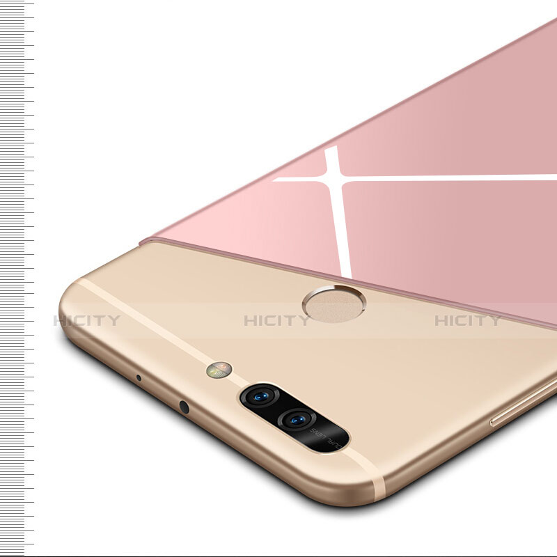 Funda Dura Plastico Rigida Mate Line para Huawei Honor V9 Oro Rosa