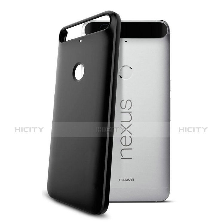 Funda Dura Plastico Rigida Mate M01 para Google Nexus 6P Negro