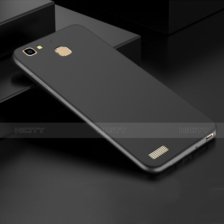 Funda Dura Plastico Rigida Mate M01 para Huawei Enjoy 5S Negro