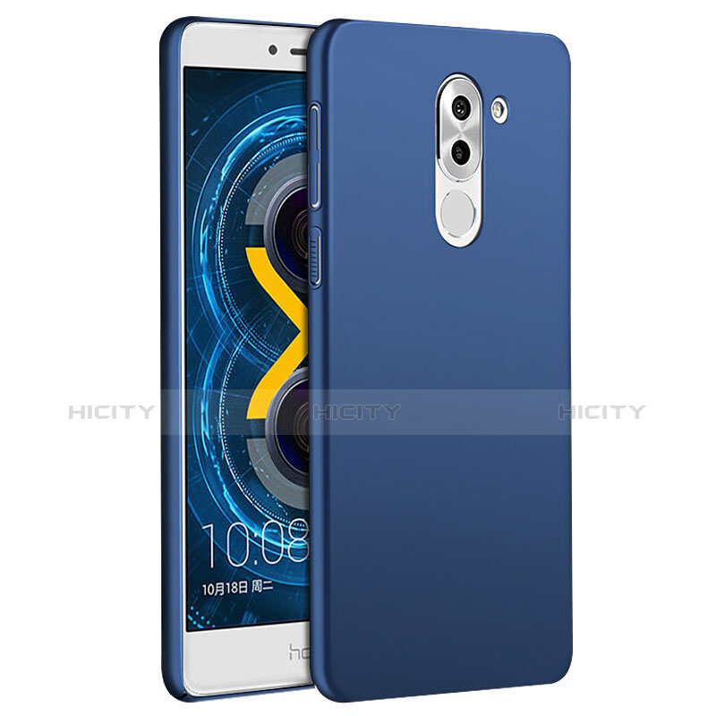 Funda Dura Plastico Rigida Mate M01 para Huawei Honor 6X Pro Azul