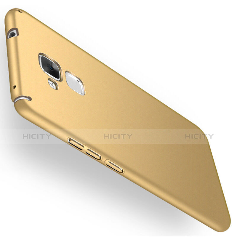 Funda Dura Plastico Rigida Mate M01 para Huawei Honor 7 Lite Oro