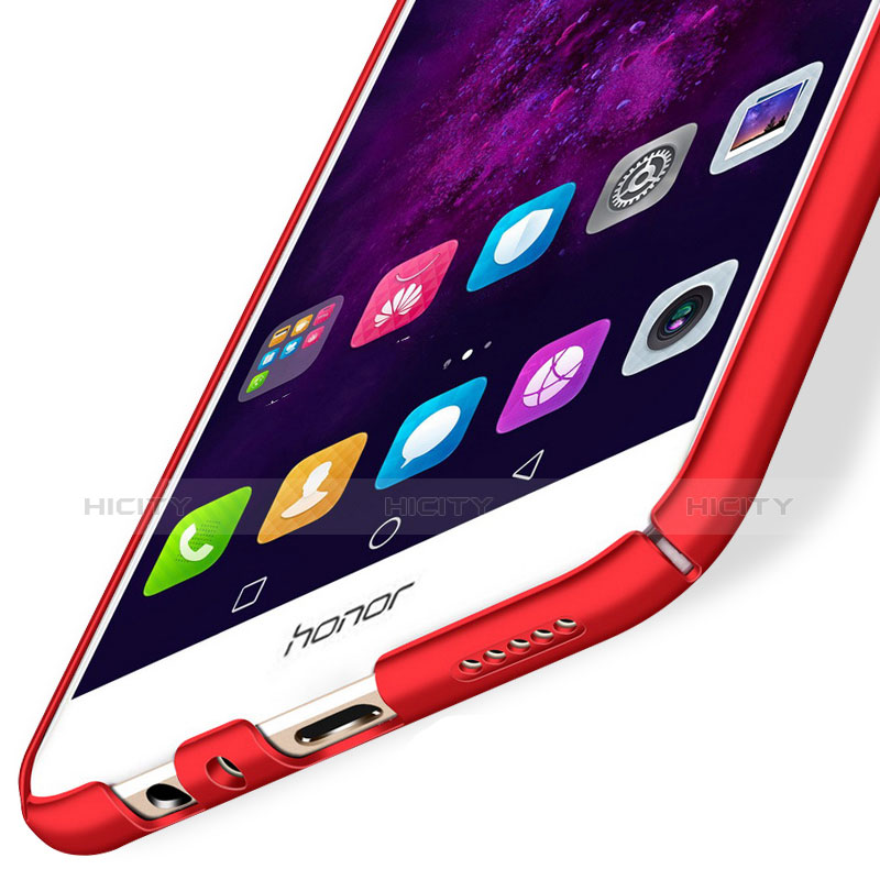 Funda Dura Plastico Rigida Mate M01 para Huawei Honor V9 Rojo