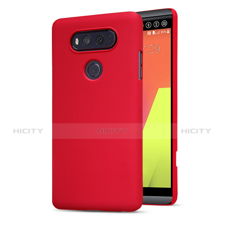 Funda Dura Plastico Rigida Mate M01 para LG V20 Rojo