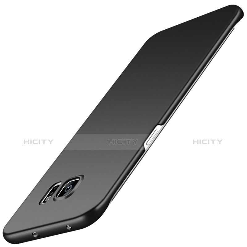 Funda Dura Plastico Rigida Mate M01 para Samsung Galaxy S6 Edge SM-G925 Negro