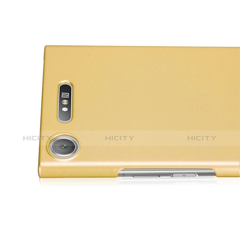Funda Dura Plastico Rigida Mate M01 para Sony Xperia XZ1 Oro