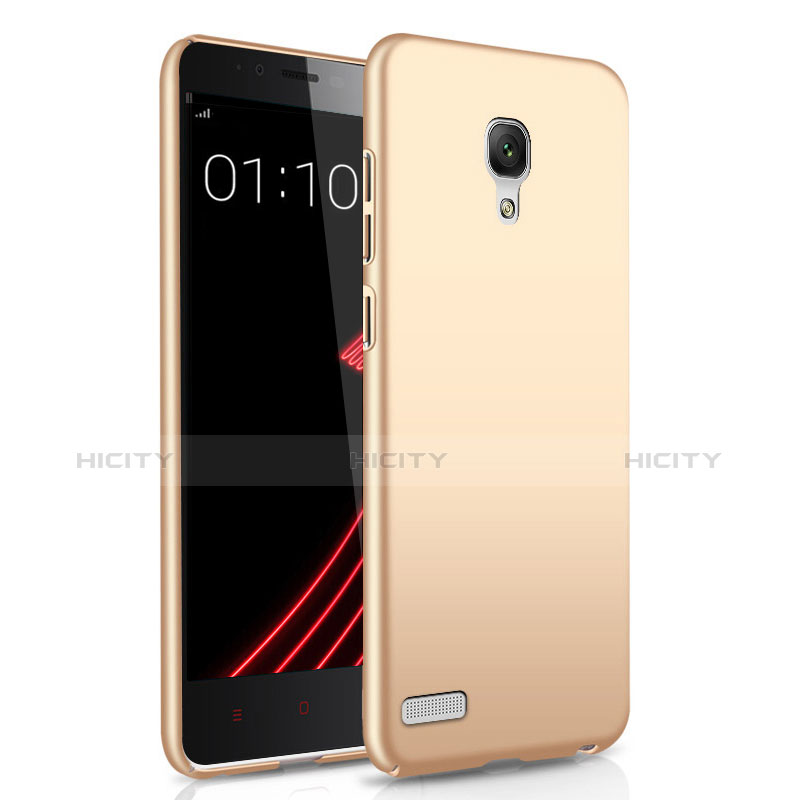 Funda Dura Plastico Rigida Mate M01 para Xiaomi Redmi Note Oro