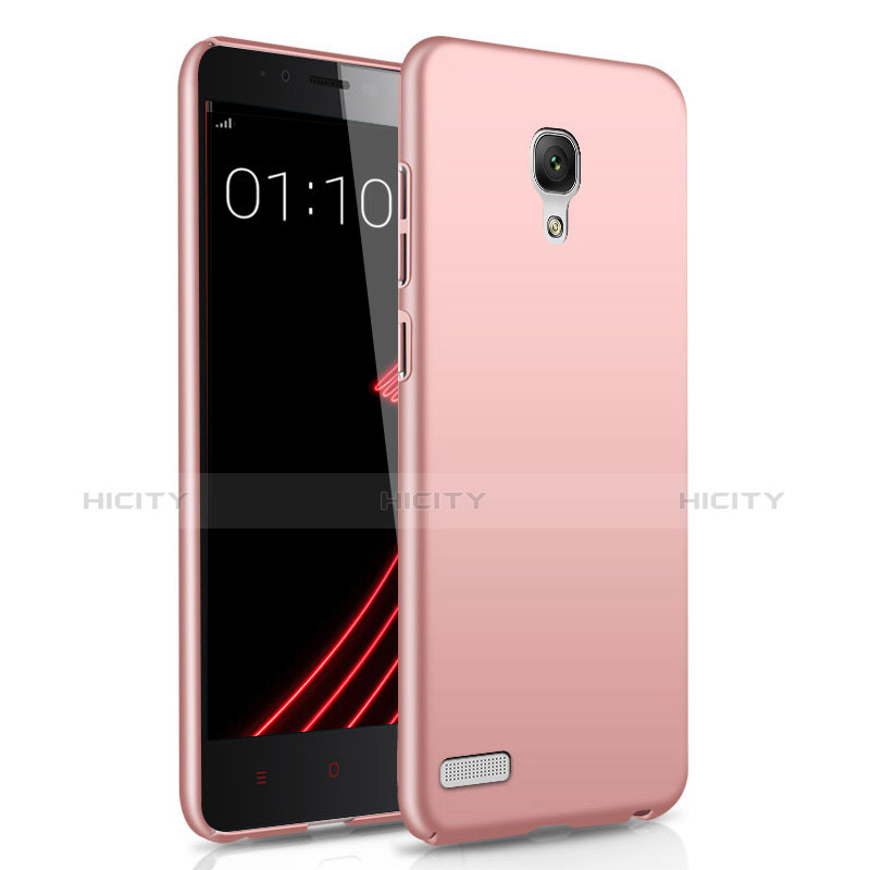 Funda Dura Plastico Rigida Mate M01 para Xiaomi Redmi Note Oro Rosa