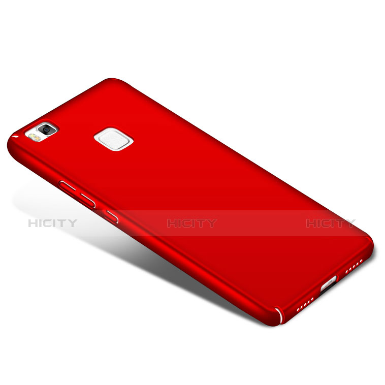 Funda Dura Plastico Rigida Mate M02 para Huawei G9 Lite Rojo