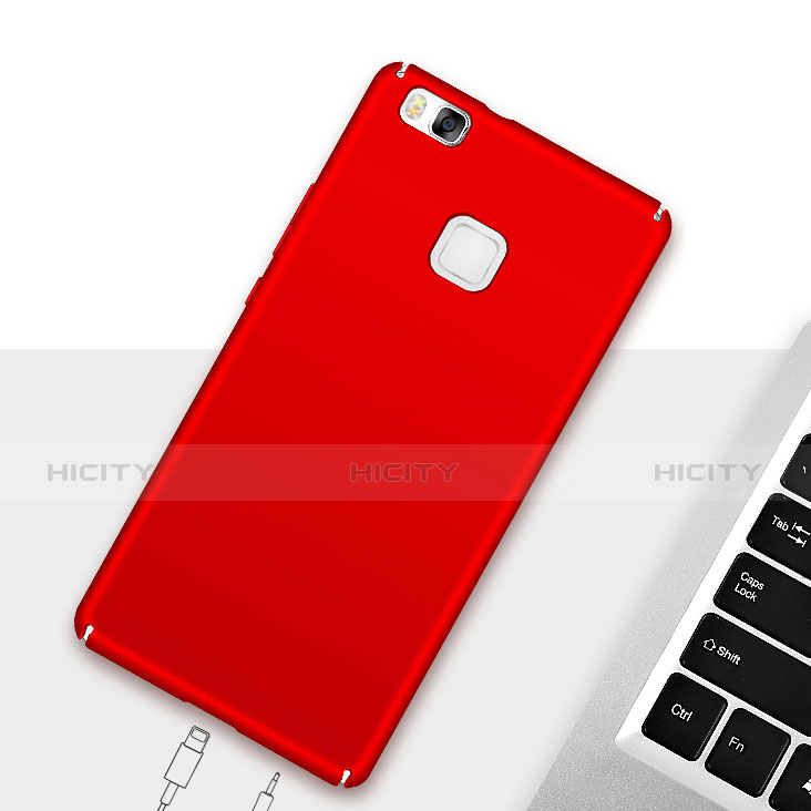 Funda Dura Plastico Rigida Mate M02 para Huawei G9 Lite Rojo