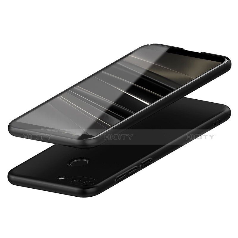 Funda Dura Plastico Rigida Mate M02 para Huawei Honor 9 Lite Negro