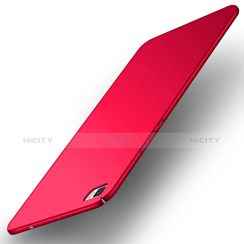 Funda Dura Plastico Rigida Mate M02 para Huawei P8 Lite Rojo