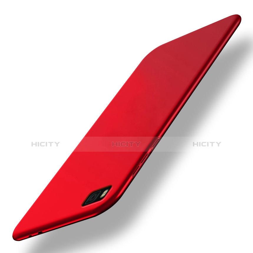 Funda Dura Plastico Rigida Mate M02 para Huawei P8 Rojo