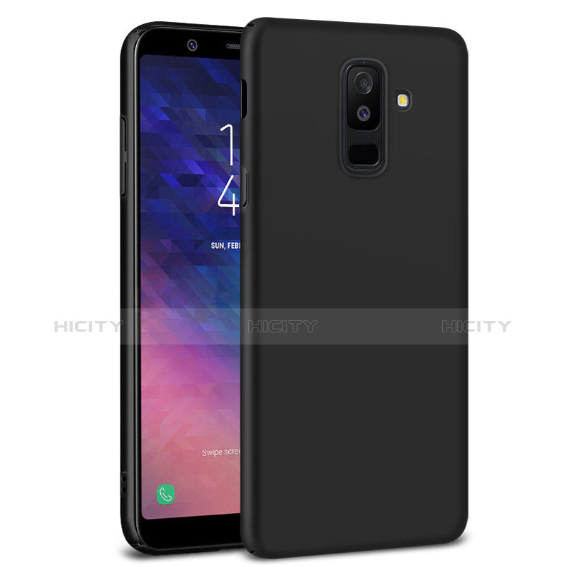 Funda Dura Plastico Rigida Mate M02 para Samsung Galaxy A6 Plus (2018) Negro