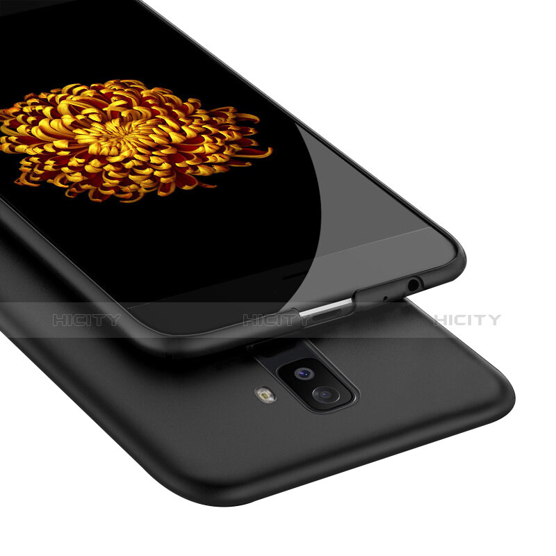 Funda Dura Plastico Rigida Mate M02 para Samsung Galaxy A6 Plus (2018) Negro