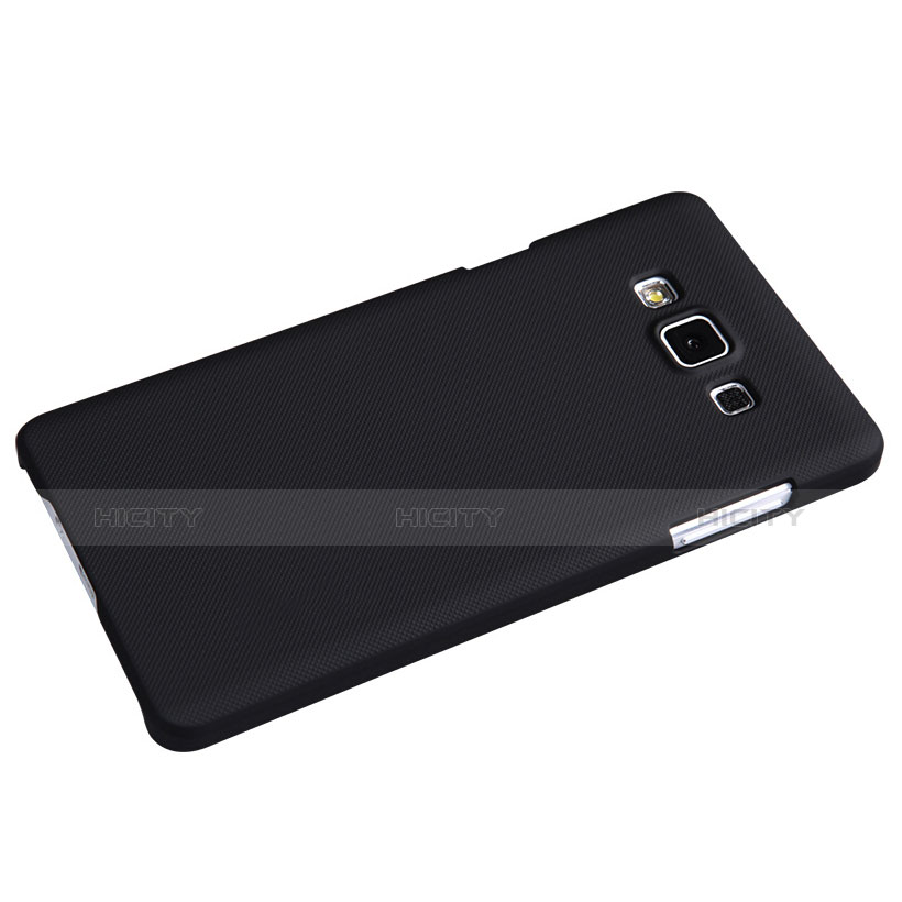 Funda Dura Plastico Rigida Mate M02 para Samsung Galaxy A7 SM-A700 Negro