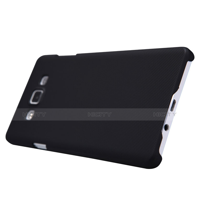 Funda Dura Plastico Rigida Mate M02 para Samsung Galaxy A7 SM-A700 Negro