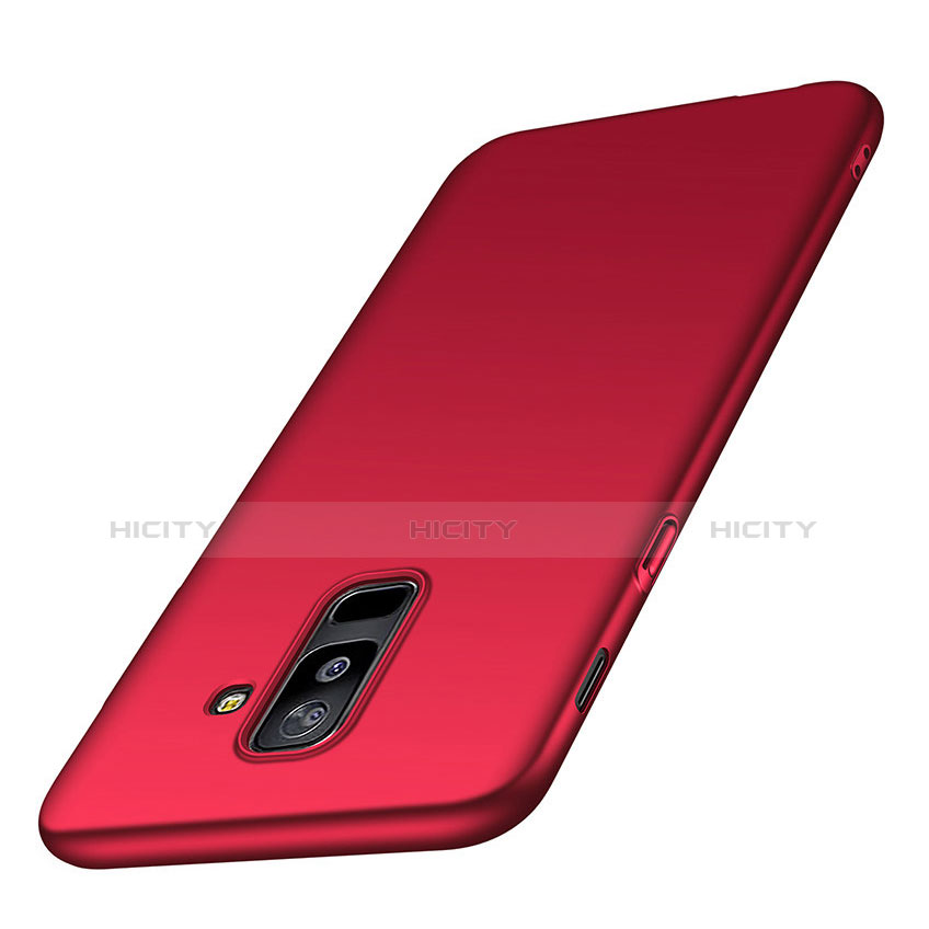 Funda Dura Plastico Rigida Mate M02 para Samsung Galaxy A9 Star Lite Rojo