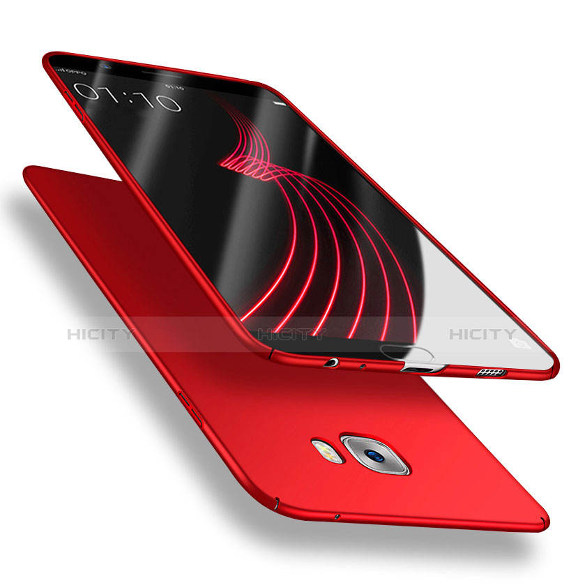 Funda Dura Plastico Rigida Mate M02 para Samsung Galaxy C5 Pro C5010 Rojo