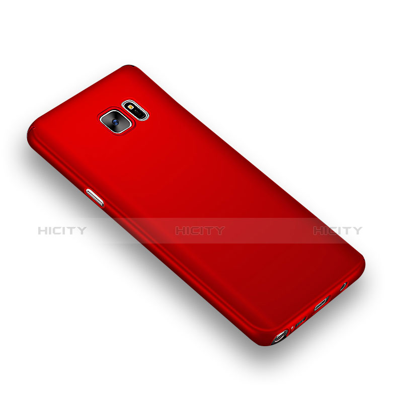 Funda Dura Plastico Rigida Mate M02 para Samsung Galaxy Note 5 N9200 N920 N920F Rojo