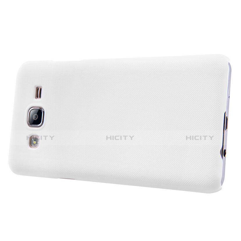 Funda Dura Plastico Rigida Mate M02 para Samsung Galaxy On5 G550FY Blanco