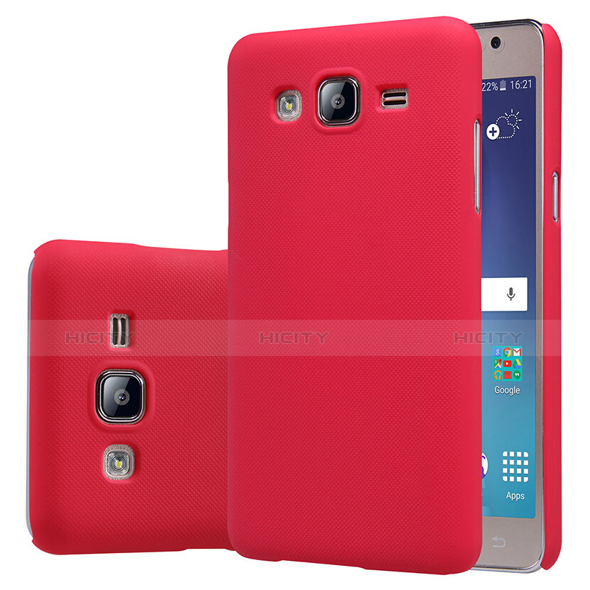 Funda Dura Plastico Rigida Mate M02 para Samsung Galaxy On5 Pro Rojo