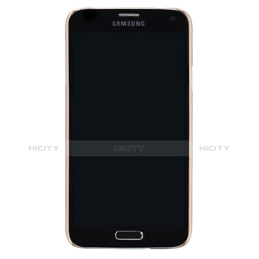 Funda Dura Plastico Rigida Mate M02 para Samsung Galaxy S5 G900F G903F Oro