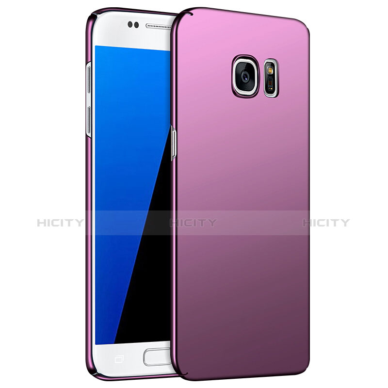 Funda Dura Plastico Rigida Mate M02 para Samsung Galaxy S7 G930F G930FD Morado