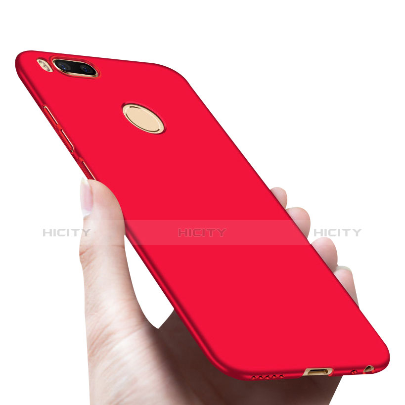 Funda Dura Plastico Rigida Mate M02 para Xiaomi Mi A1 Rojo