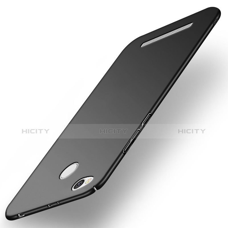 Funda Dura Plastico Rigida Mate M02 para Xiaomi Redmi 3 High Edition Negro