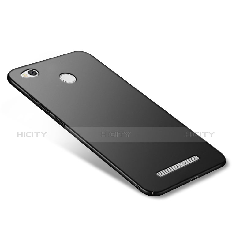 Funda Dura Plastico Rigida Mate M02 para Xiaomi Redmi 3 High Edition Negro