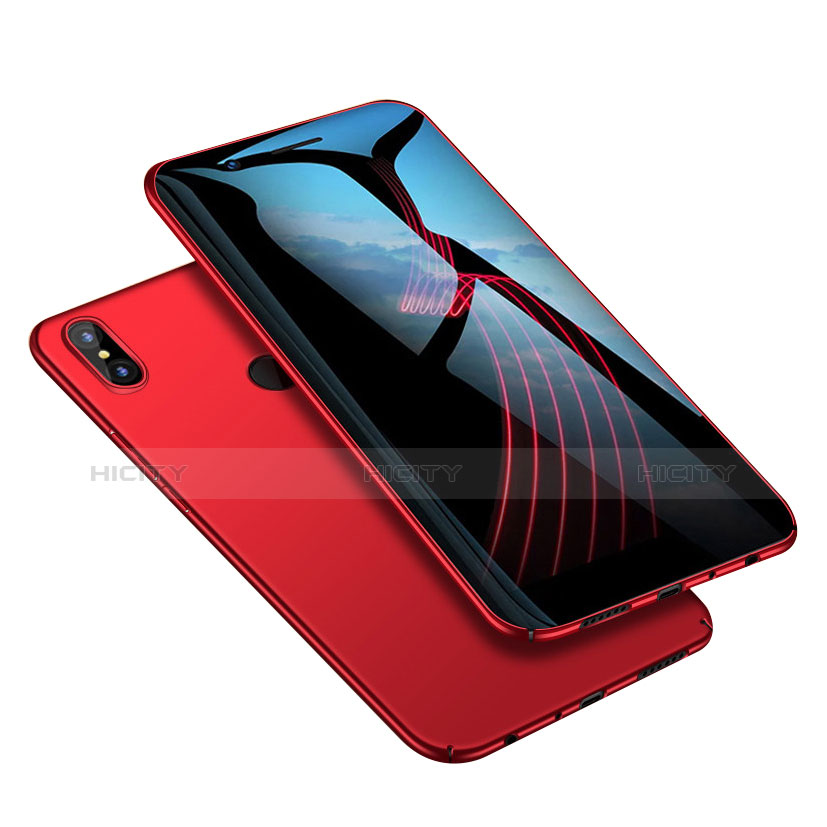 Funda Dura Plastico Rigida Mate M02 para Xiaomi Redmi Note 5 Pro Rojo