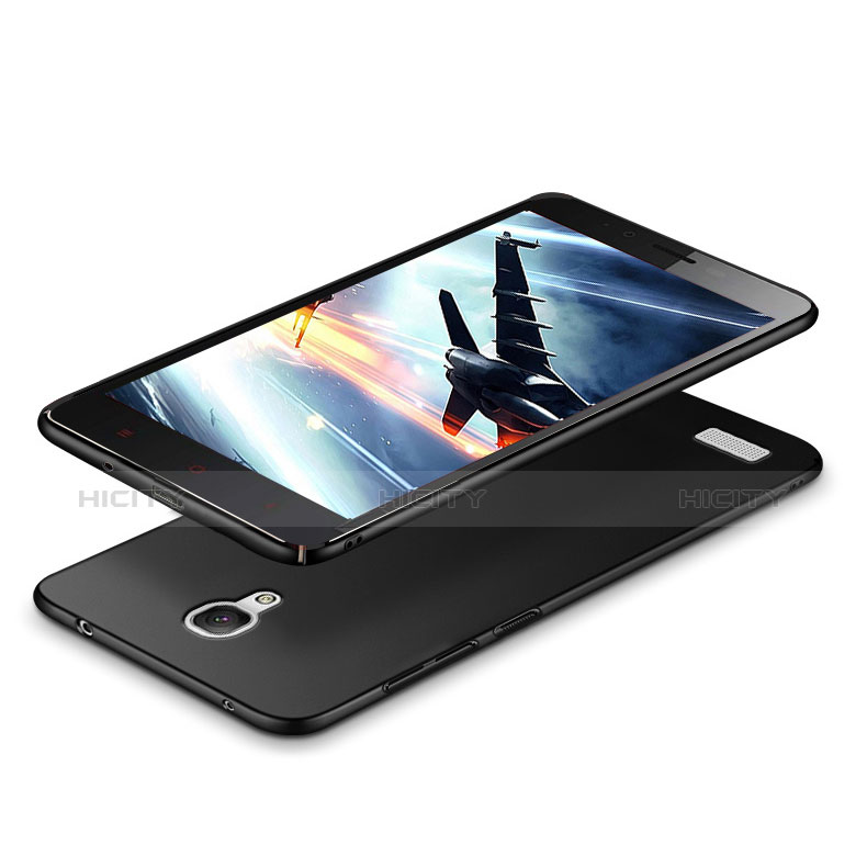 Funda Dura Plastico Rigida Mate M02 para Xiaomi Redmi Note Negro