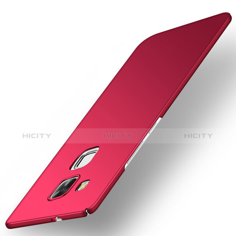 Funda Dura Plastico Rigida Mate M03 para Huawei Mate 7 Rojo