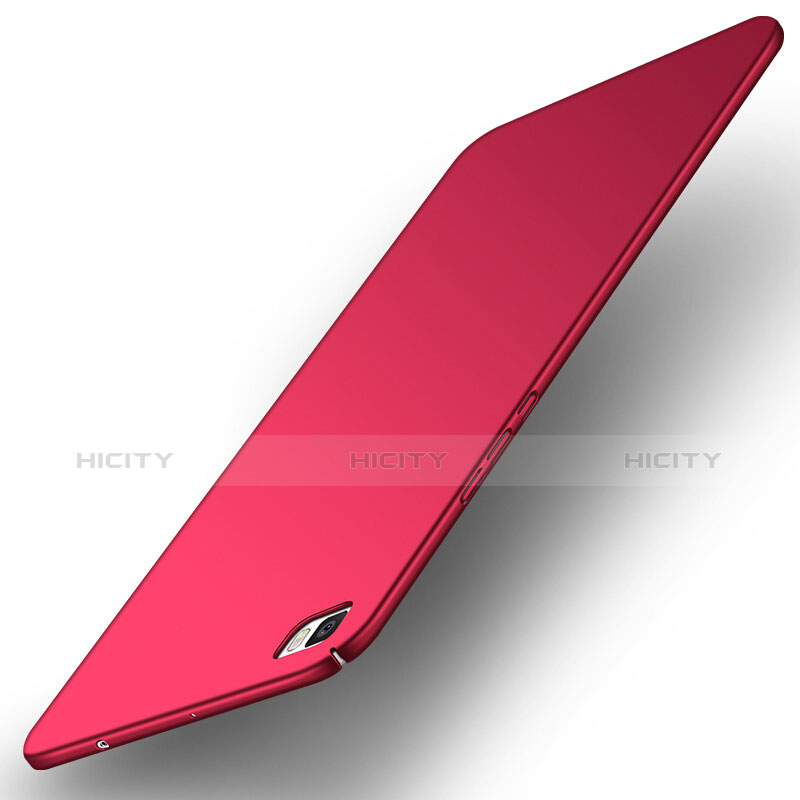 Funda Dura Plastico Rigida Mate M03 para Huawei P8 Lite Rojo