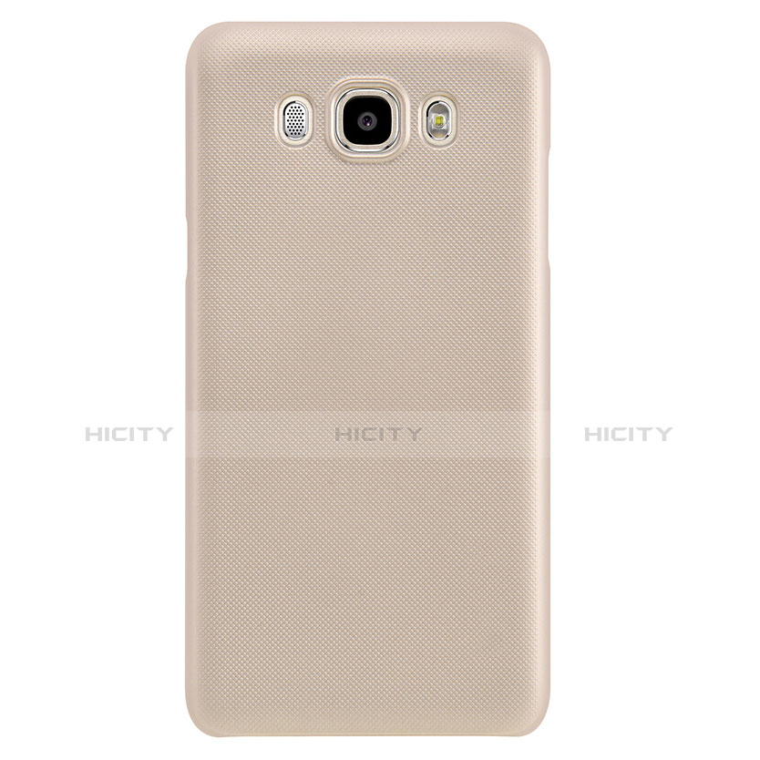 Funda Dura Plastico Rigida Mate M03 para Samsung Galaxy J7 (2016) J710F J710FN Oro