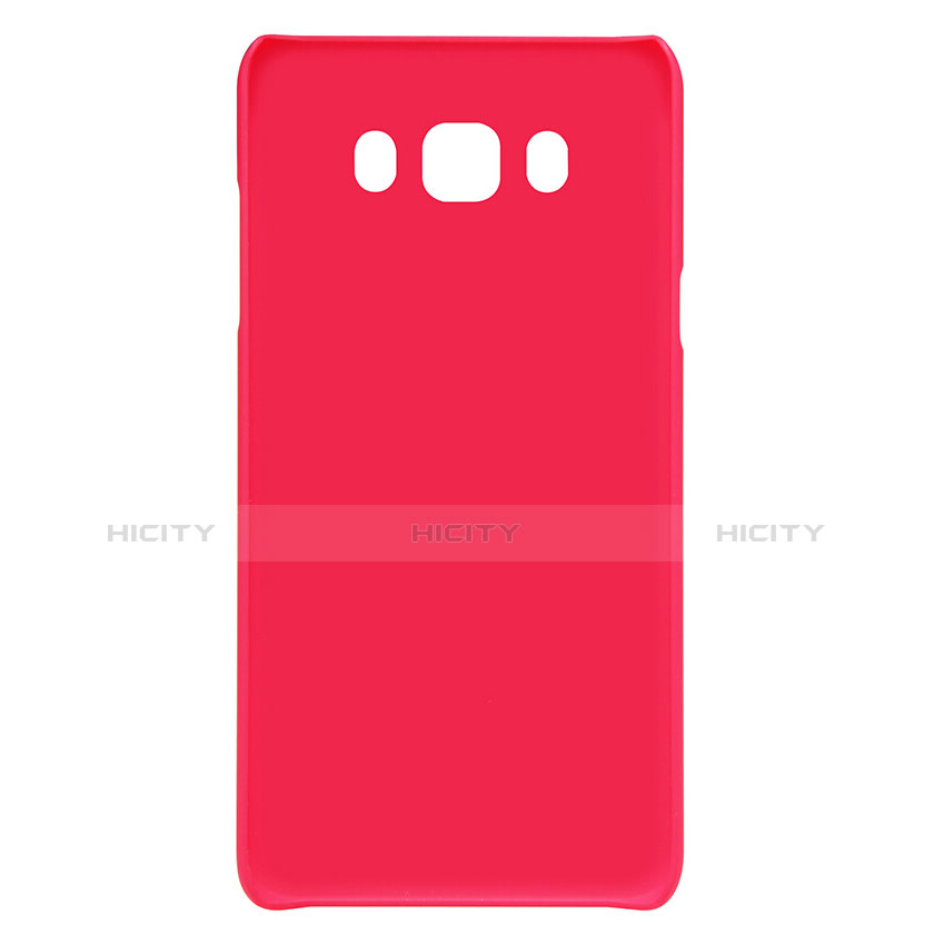 Funda Dura Plastico Rigida Mate M03 para Samsung Galaxy J7 (2016) J710F J710FN Rojo