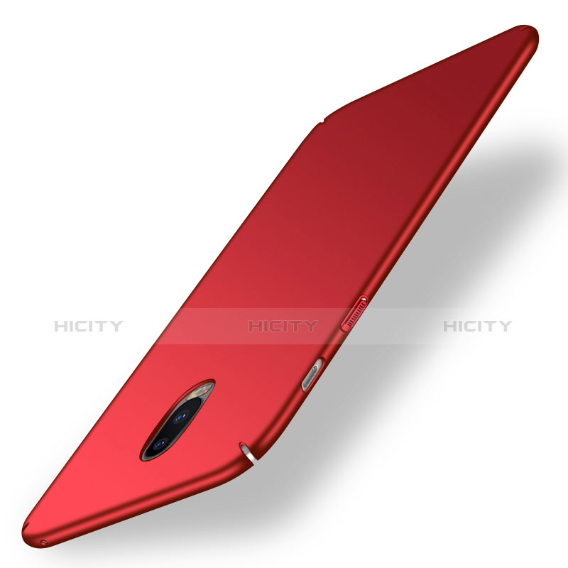 Funda Dura Plastico Rigida Mate M03 para Samsung Galaxy J7 Plus Rojo