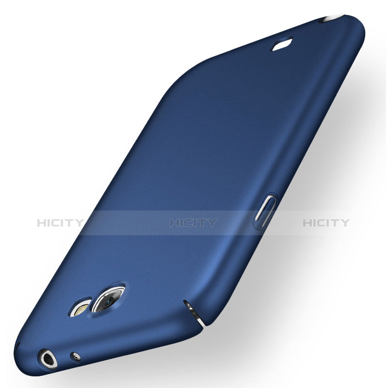 Funda Dura Plastico Rigida Mate M03 para Samsung Galaxy Note 2 N7100 N7105 Azul
