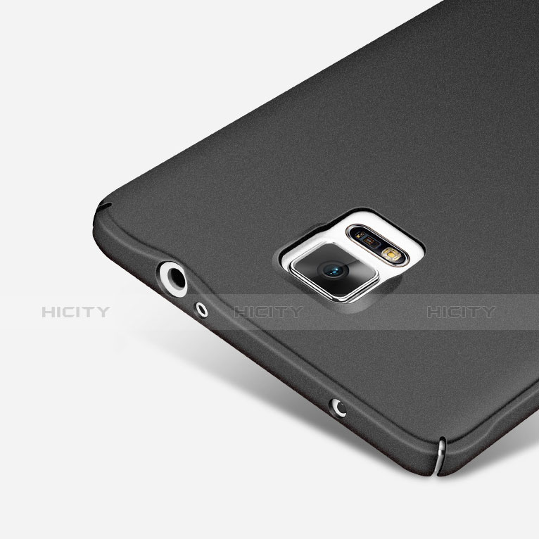 Funda Dura Plastico Rigida Mate M03 para Samsung Galaxy Note 4 Duos N9100 Dual SIM Negro