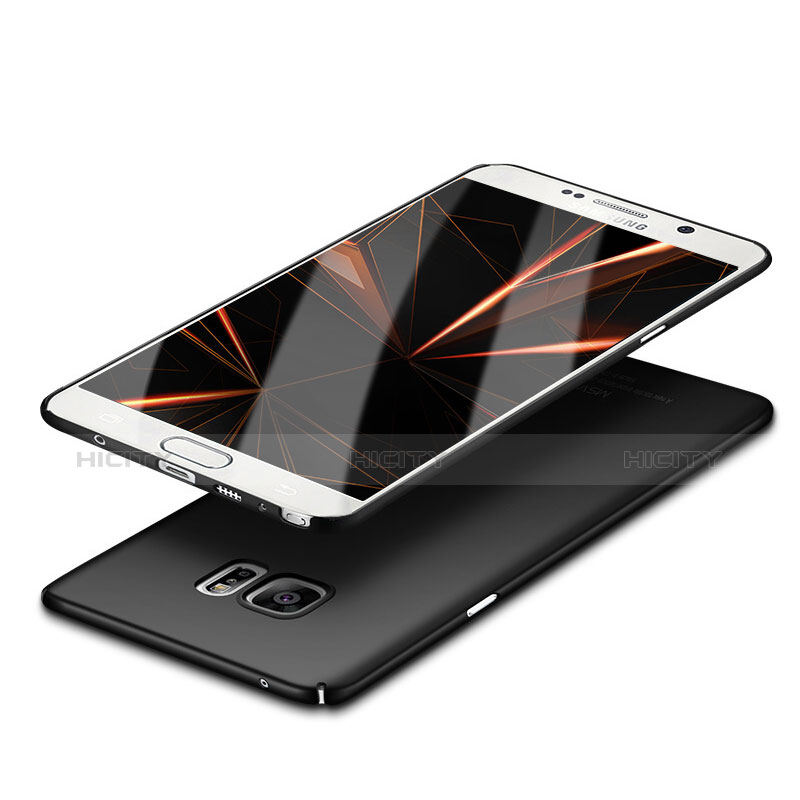 Funda Dura Plastico Rigida Mate M03 para Samsung Galaxy Note 5 N9200 N920 N920F Negro