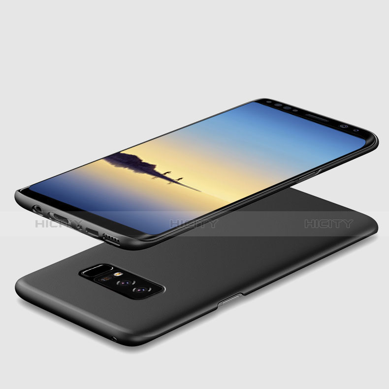 Funda Dura Plastico Rigida Mate M03 para Samsung Galaxy Note 8 Negro