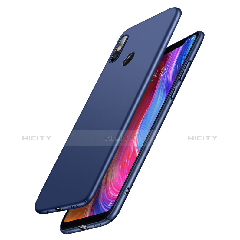 Funda Dura Plastico Rigida Mate M03 para Xiaomi Mi 8 Azul