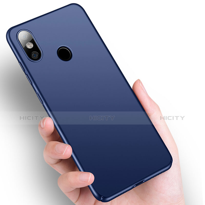 Funda Dura Plastico Rigida Mate M03 para Xiaomi Mi 8 Azul