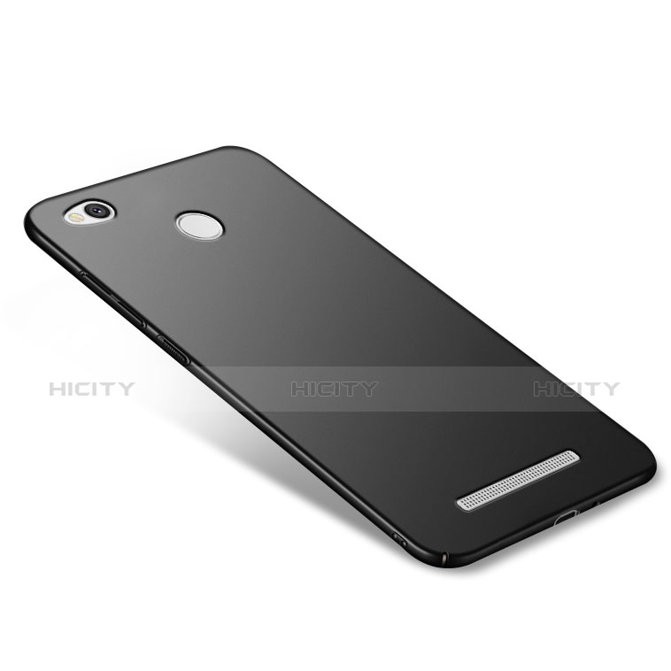 Funda Dura Plastico Rigida Mate M03 para Xiaomi Redmi 3 High Edition Negro