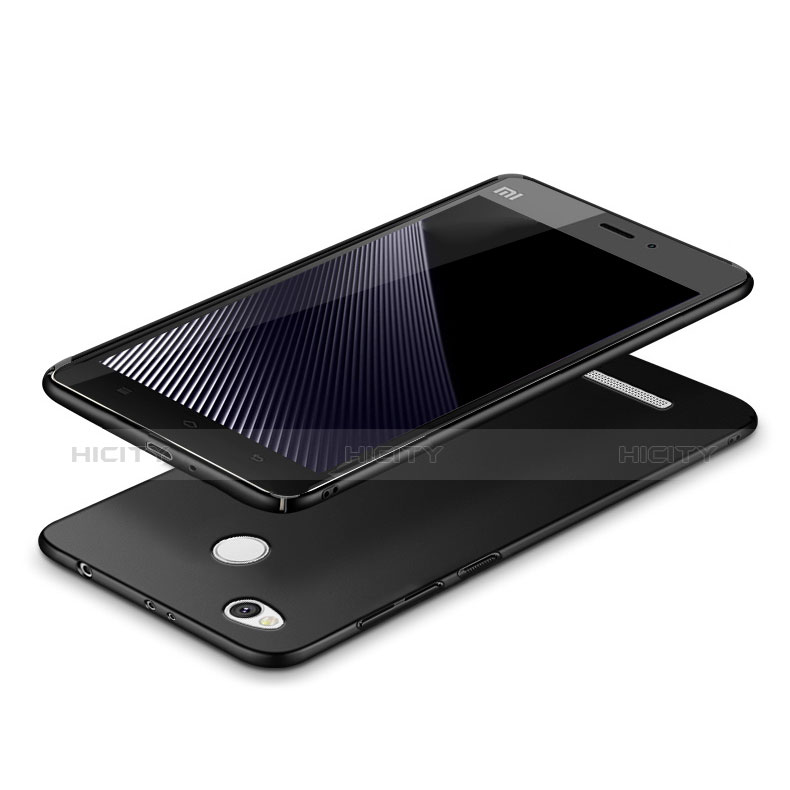 Funda Dura Plastico Rigida Mate M03 para Xiaomi Redmi 3S Prime Negro