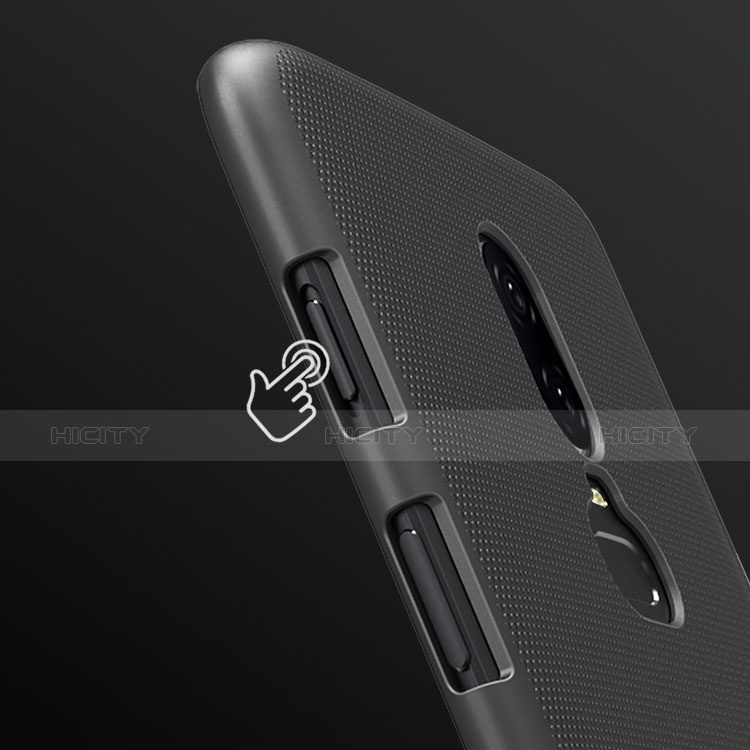 Funda Dura Plastico Rigida Mate M04 para OnePlus 6 Negro