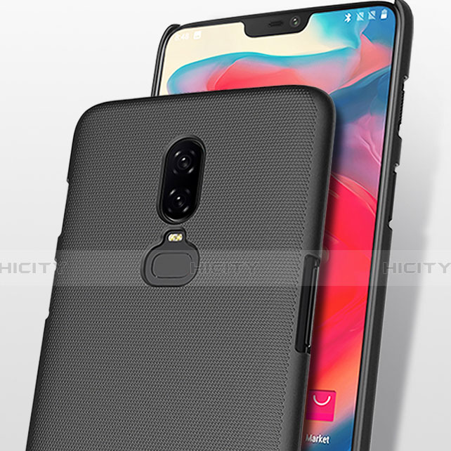 Funda Dura Plastico Rigida Mate M04 para OnePlus 6 Negro