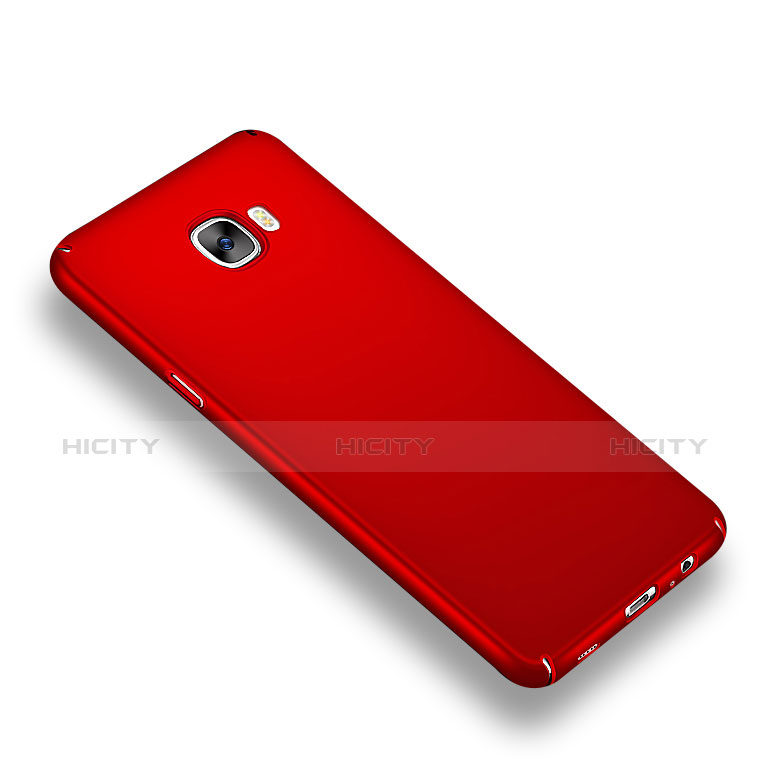 Funda Dura Plastico Rigida Mate M04 para Samsung Galaxy C5 SM-C5000 Rojo