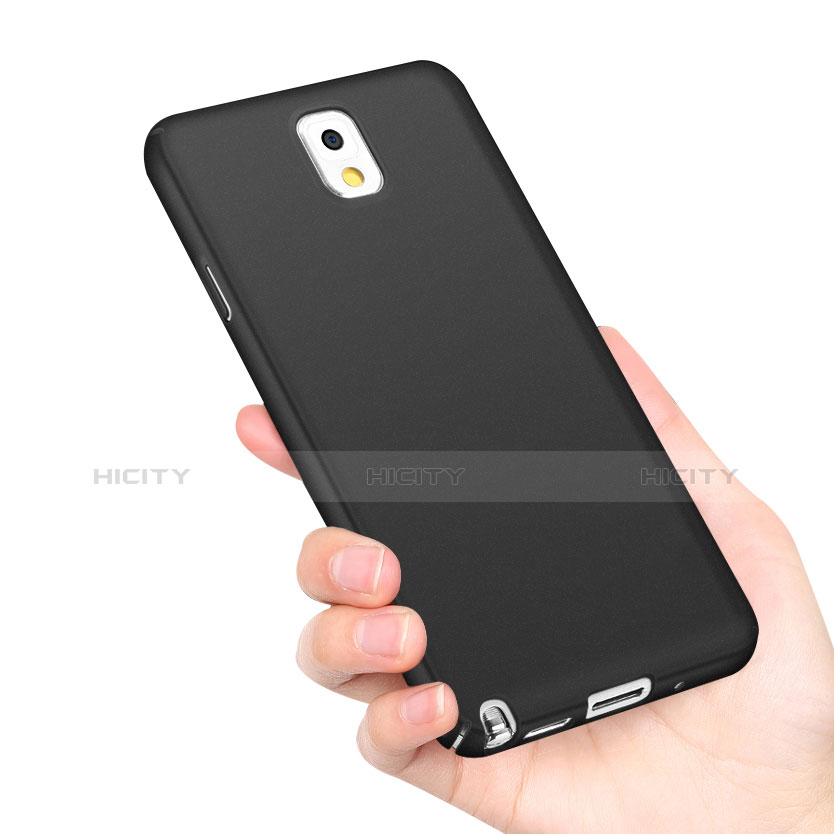 Funda Dura Plastico Rigida Mate M04 para Samsung Galaxy Note 3 N9000 Negro